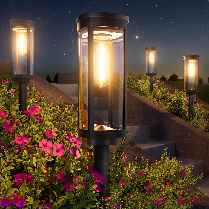 BITPOTT Solar Pathway Lights
